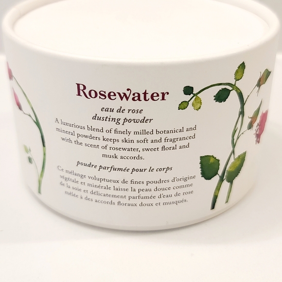 NEW Crabtree & Evelyn Rosewater Eau de Rose Dusting Powder 3oz/85g Sealed - Picture 4 of 11
